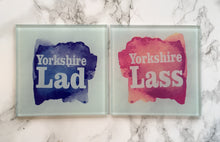 Yorkshire Lad Glass Coaster - Fred And Bo