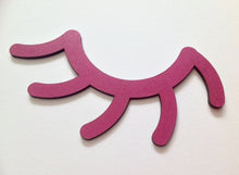Sleepy lashes sleepy eyes laser cut wood wall decor - Fred And Bo