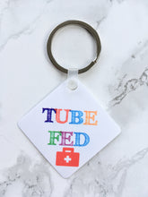 Tube fed Medical Alert Keyring. - Fred And Bo