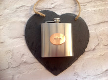 HIP FLASK - grooms gift - Best man gift - personalised hand stamped hip flask - Fred And Bo