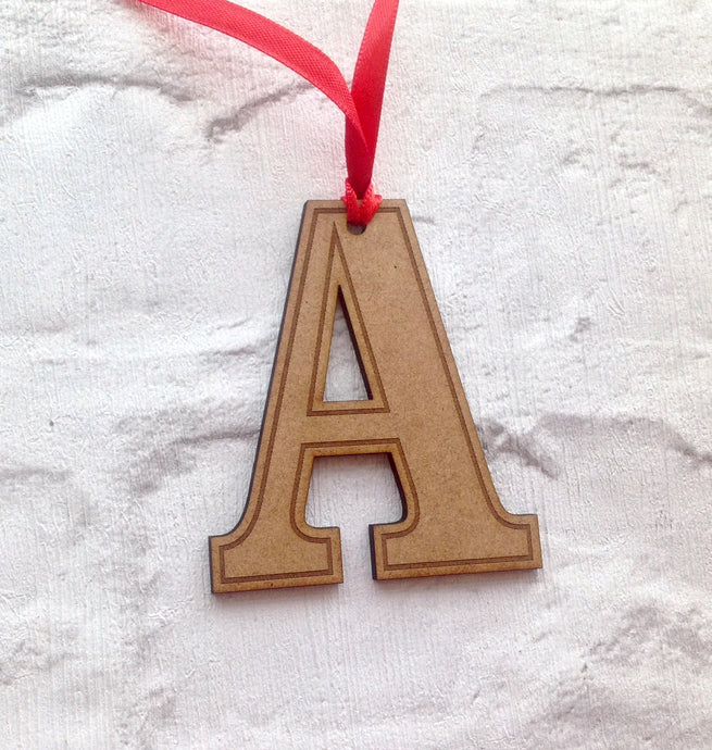 INITIAL Hanging decoration - Christmas decor bauble - Fred And Bo