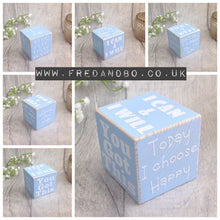 Positive mantra wooden dice - Fred And Bo