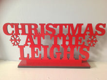 Christmas at the ...... Standing plaque - Fred And Bo