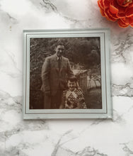 Photograph Glass Coaster - Fred And Bo