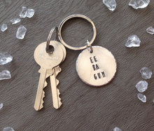 Ee ba gum- Yorkshire slang - hand stamped key chain - Fred And Bo
