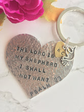 Psalm 23 stamped Keyring - Fred And Bo