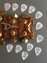 Guitar Pick- custom order personalised (set of 3) - Fred And Bo