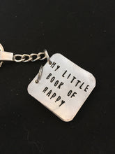 Hand stamped story book keyring - Fred And Bo