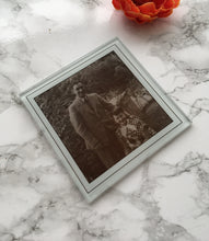 Photograph Glass Coaster - Fred And Bo