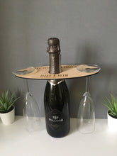 Wine bottle and glass holder- Personalised - Fred And Bo