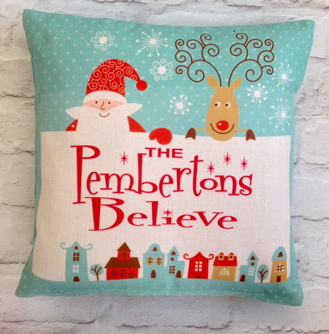 The ....... Believe - personalised cushion - Fred And Bo
