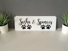 Pet memorial plaque sign - Fred And Bo