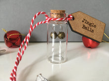 Mini Message Bottle- Jingle Bells- Christmas Tree Ornament - Fred And Bo