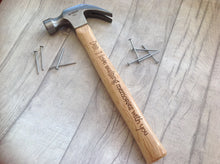 Engraved Hammer- 16oz claw hammer personalised - Fred And Bo