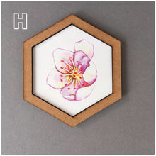 Hexagon wall art tile- set of 4 - Fred And Bo