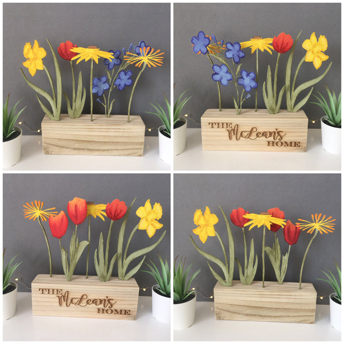 Mix & Match Flowers Window Box - Fred And Bo