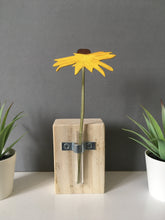 Wooden Sunflower - Flower In A Test Tube - Fred And Bo