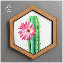 Hexagon wall art tile- set of 4 - Fred And Bo