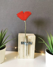 Poppy wooden flower - Flower In A Test Tube - Fred And Bo