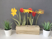Mixed Red & Yellow Flowers Window Box - Fred And Bo
