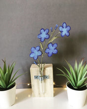 Forget-Me-Not handpainted flower - Flower In A Test Tube - Fred And Bo