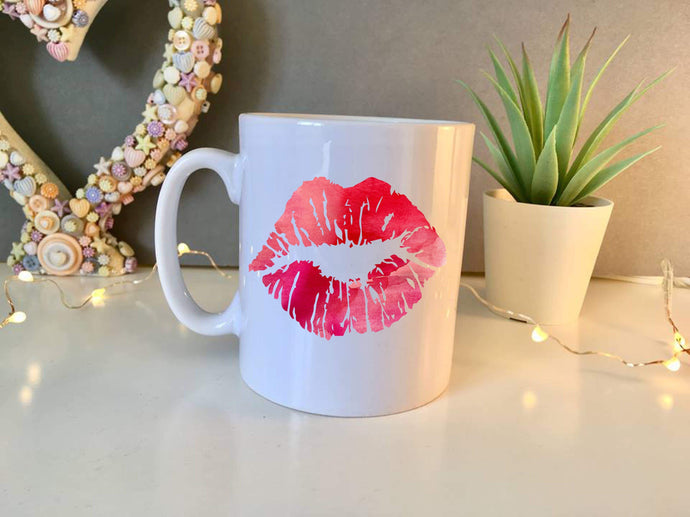 Lips- flamingo ceramic mug - Fred And Bo