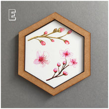 Hexagon wall art tile- set of 4 - Fred And Bo