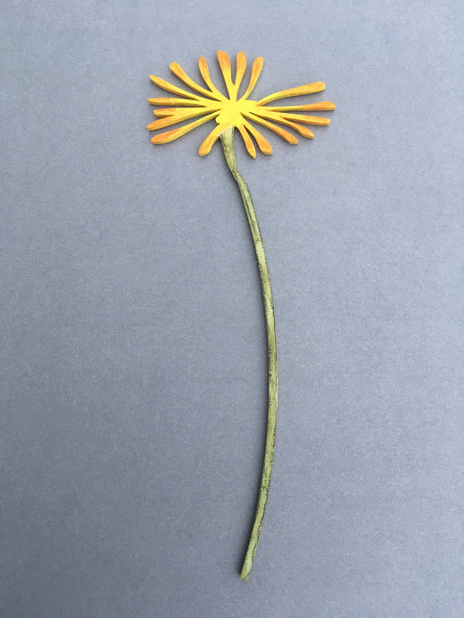 Yellow Aster Milady Laser Cut Flower - Fred And Bo