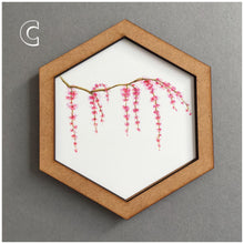 Hexagon wall art tile- set of 4 - Fred And Bo