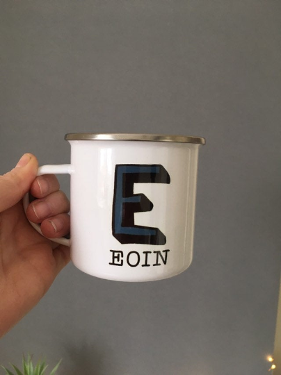 Initial Enamel Mug - Fred And Bo