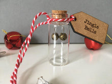Mini Message Bottle- Jingle Bells- Christmas Tree Ornament - Fred And Bo