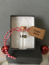 Mini Message Bottle- Jingle Bells- Christmas Tree Ornament - Fred And Bo