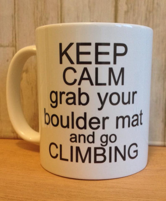 Keep calm quote ceramic mug - Fred And Bo