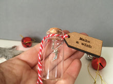 Mini Message Bottle- Make a Wish- Christmas Tree Ornament - Fred And Bo
