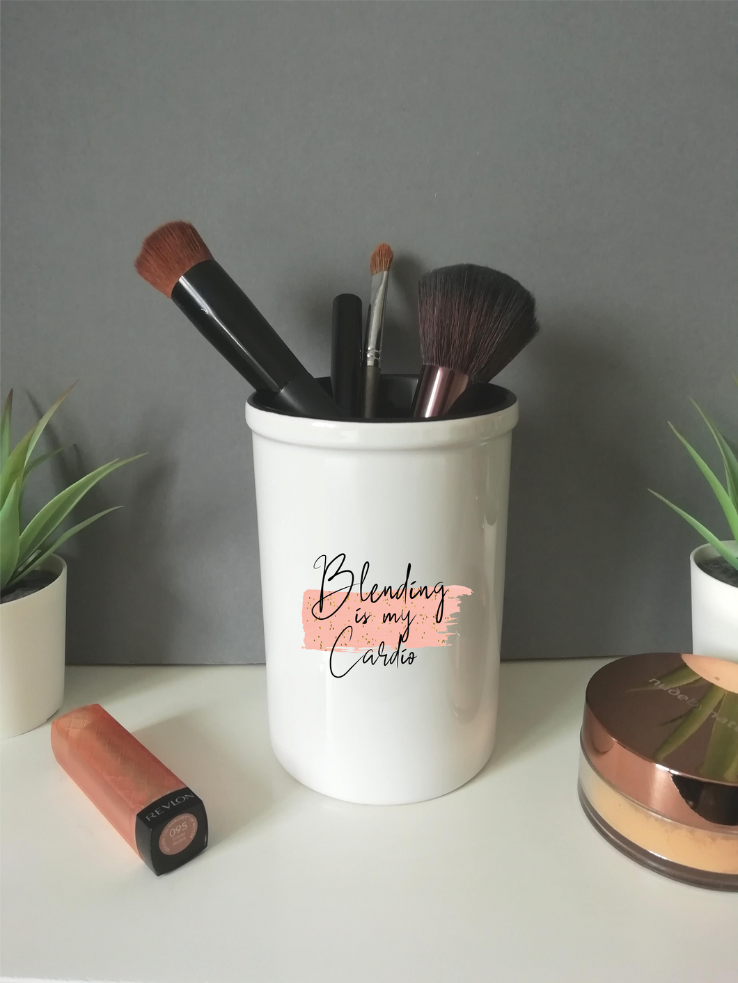 Blending Is My Cardio - Make Up Brush Pot