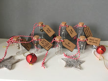 Mini Message Bottle- Shoot for the stars- Christmas Tree Ornament - Fred And Bo