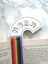 Personalised Name on a Rainbow Ribbon  Bookmark