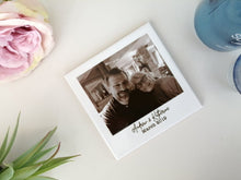Photo gift, printed tile. Personalised gift for family for Christmas or anniversary. Small gift business based in Leeds UK. Custom bespoke handmade gifts.