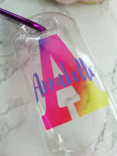 Personalised Hand Sanitiser Bottle 50ml -  Rainbow Initial - Refill Bottle