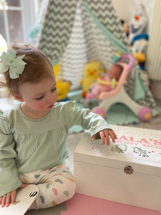 Large Baby Memory Box - Baby Girl