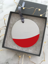 Colour block - Personalised Name - Ceramic Hanging Decoration - Fred And Bo