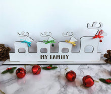 Reindeer Family Personalised Christmas Decoration - Fred And Bo