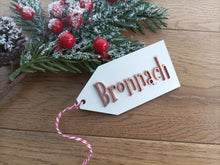 Personalised Wooden Christmas Tags