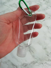 Personalised Hand Sanitiser Bottle 50ml - Funky Font Colour Block Pink - Refill Bottle