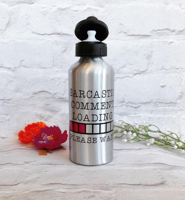 Sarcastic comment loading Aluminium water bottle - Fred And Bo