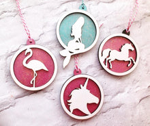 Flamingo bauble- Christmas decoration - Fred And Bo