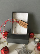 Mini Message Bottle- Shoot for the stars- Christmas Tree Ornament - Fred And Bo