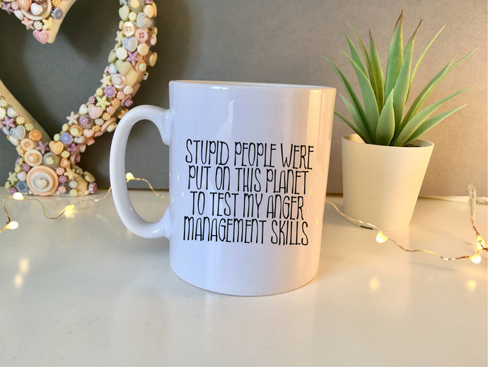 Stupid people mug - Fred And Bo