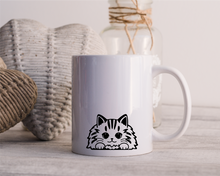 Tabby cat ceramic mug