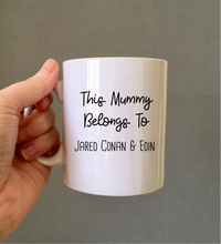 This Mummy Belongs To..... Personalised Ceramic Mug